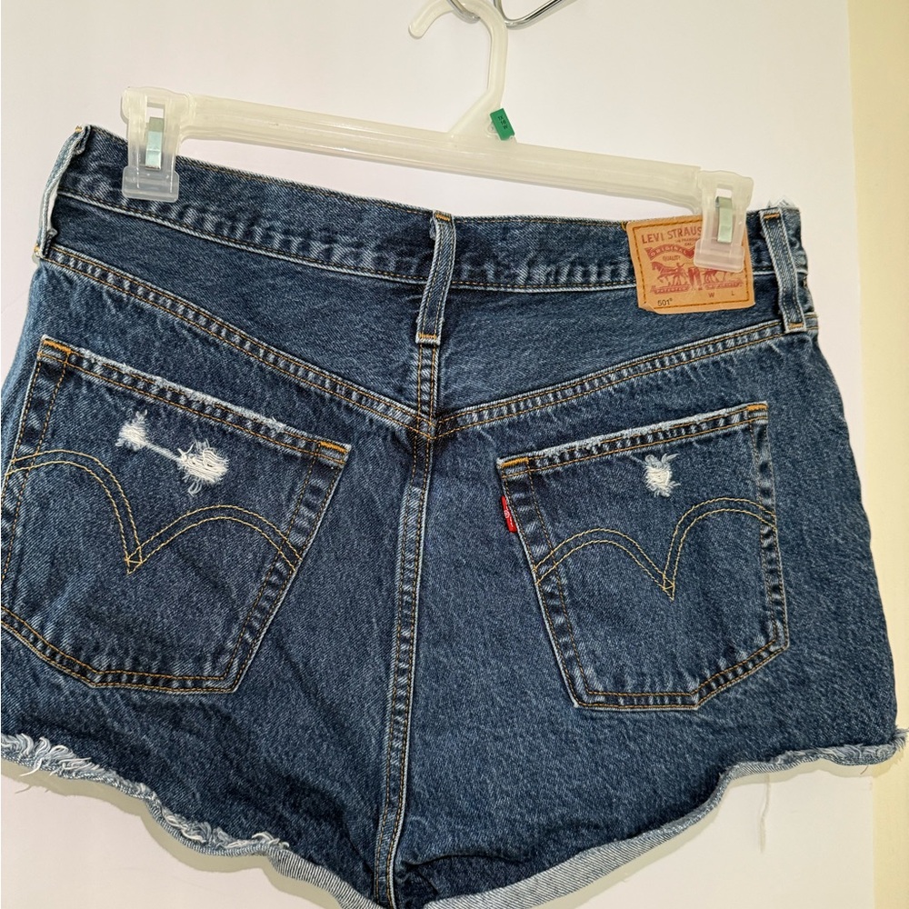 Levi's Women's Dark Blue Jean Shorts Sz W32